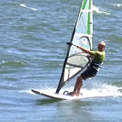 Step 2 instruction for Backwinded Jibe